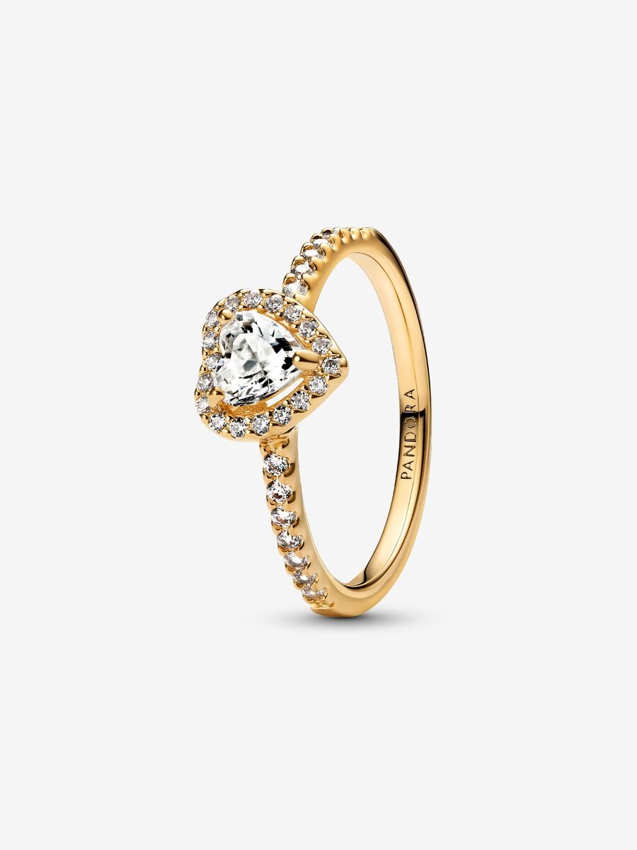 Anillo Corazón en Relieve Pandora