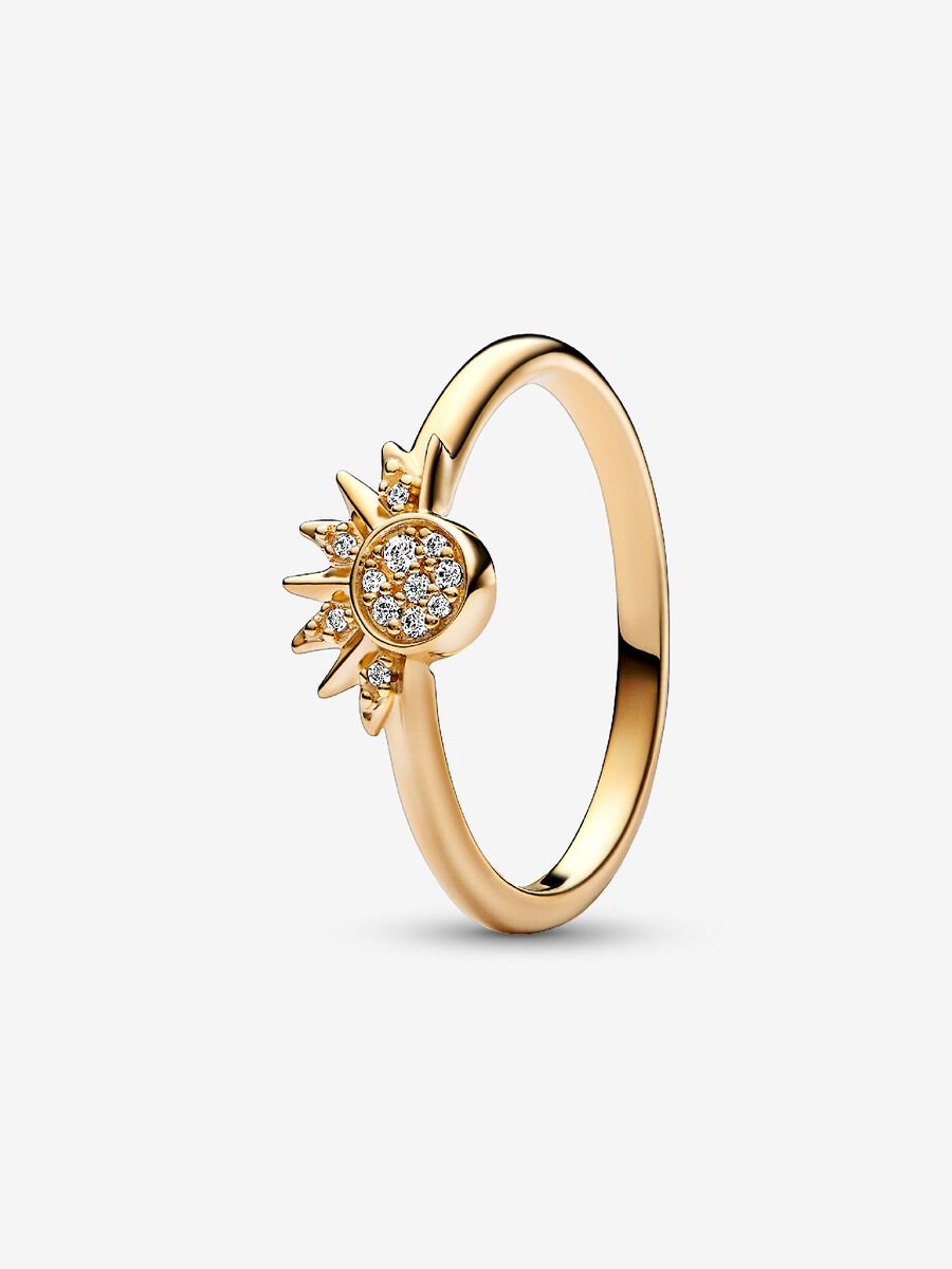 Anillo Sol Brillante Celestial Pandora