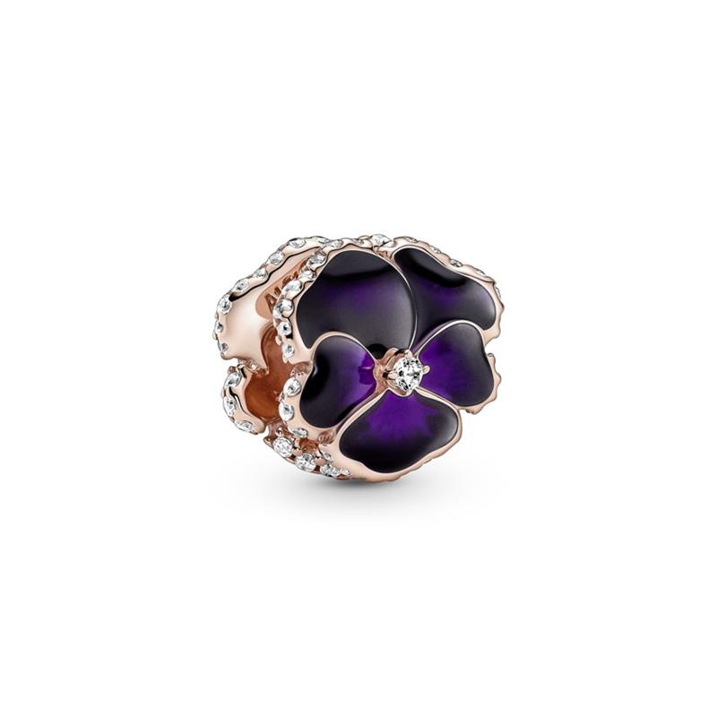 Charm Pandora Pensamiento Morado