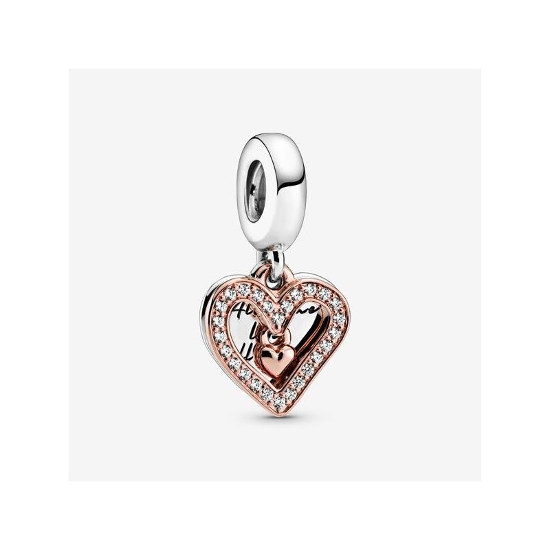 Charm colgante Corazón Brillante de Pandora