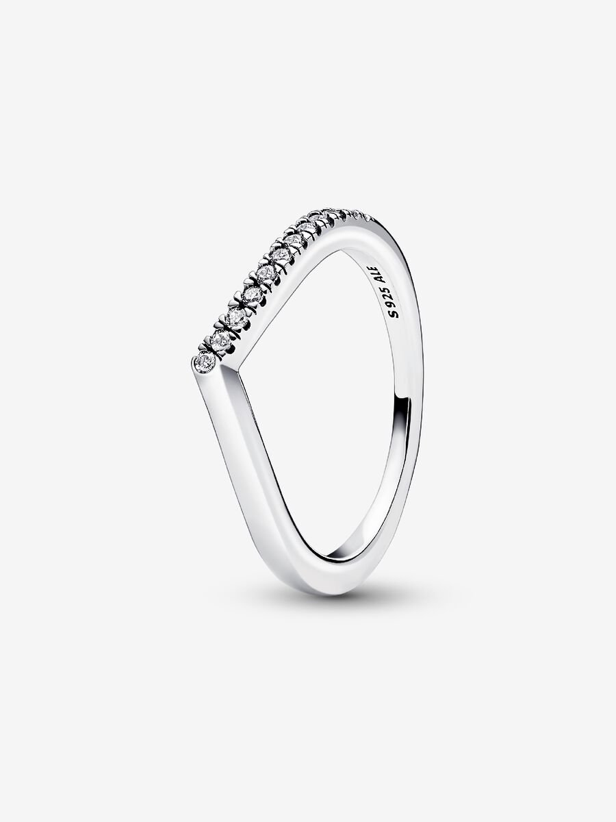 Anillo Deseo Mitad Brillante Pandora