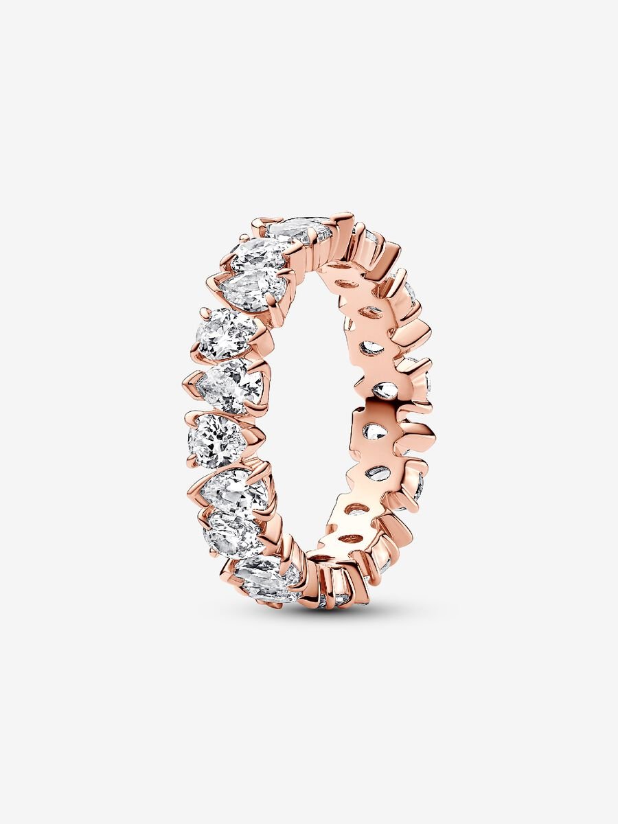 Anillo Banda Brillante Alterna