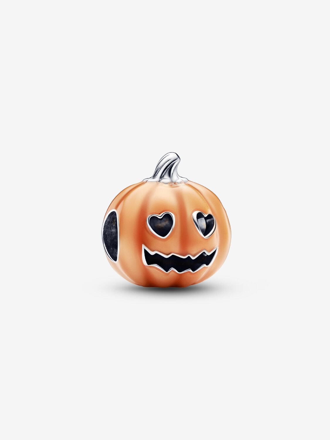 Charm Calabaza Que Brilla Plata de primera ley