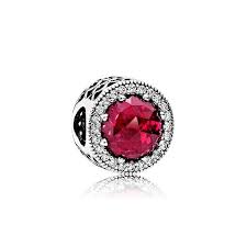 CHARM PANDORA CORAZONES RADIANTES CEREZA
