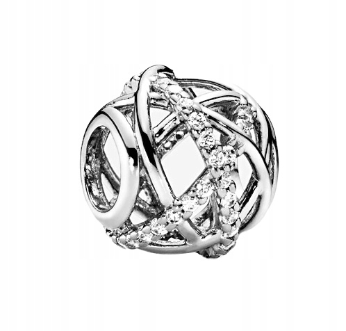 Charm Pandora Entrelazado Circonitas