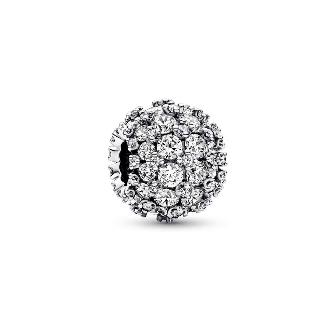 Charm Redondo Brillante en Pave Pandora