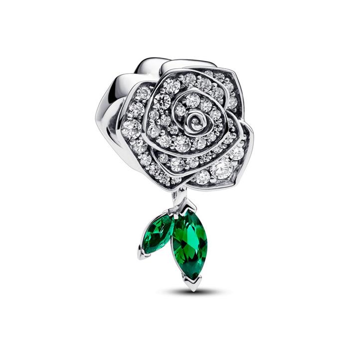 Charm Pandora Rosa Floreciendo Brillante