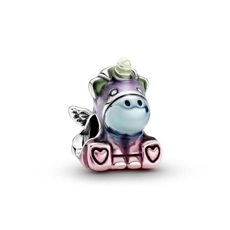 Charm Pandora Bruno El Unicornio Colores Vistosos