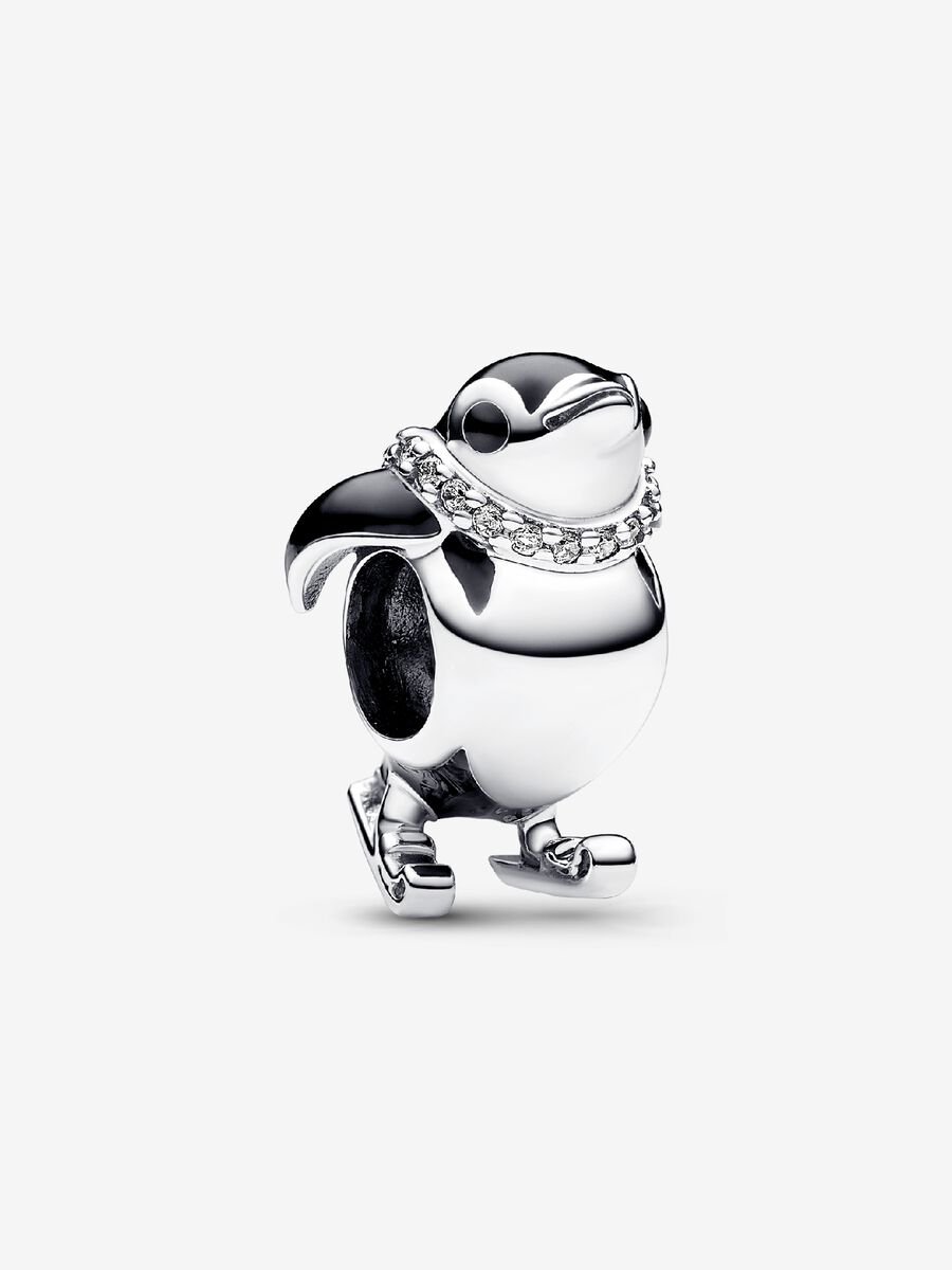 Charm Pingüino Esquiador Pandora