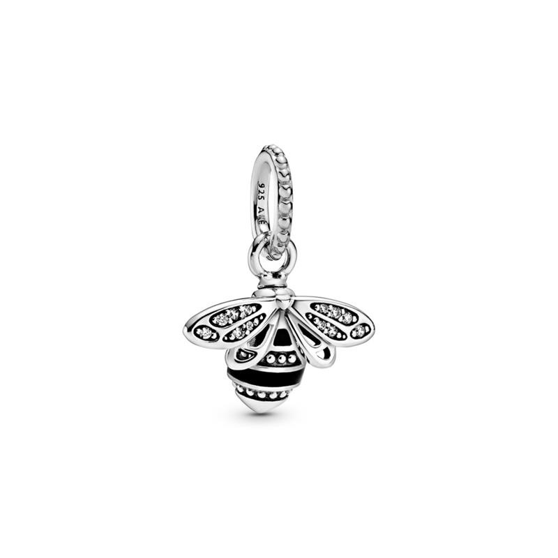 Charm Colgante Pandora Abeja Reina Chispeante