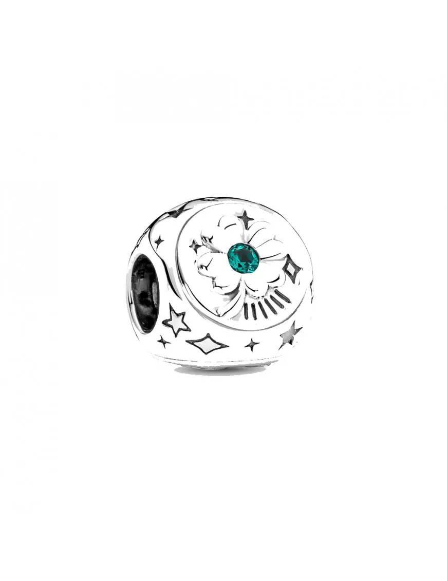 Charm Pandora Tres Caras, Trébol, Herradura Y Mariquita