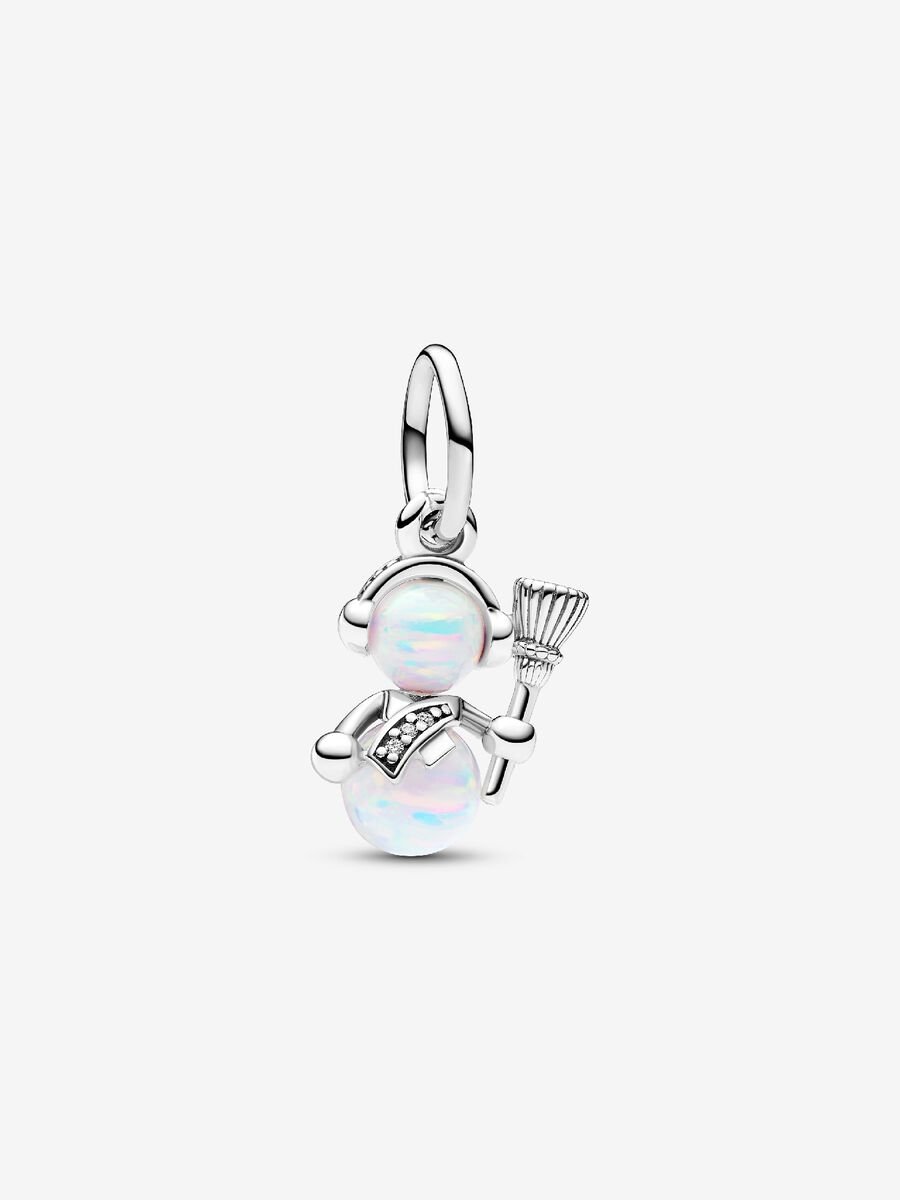 Charm Colgante Muñeco de Nieve Opalescente Pandora