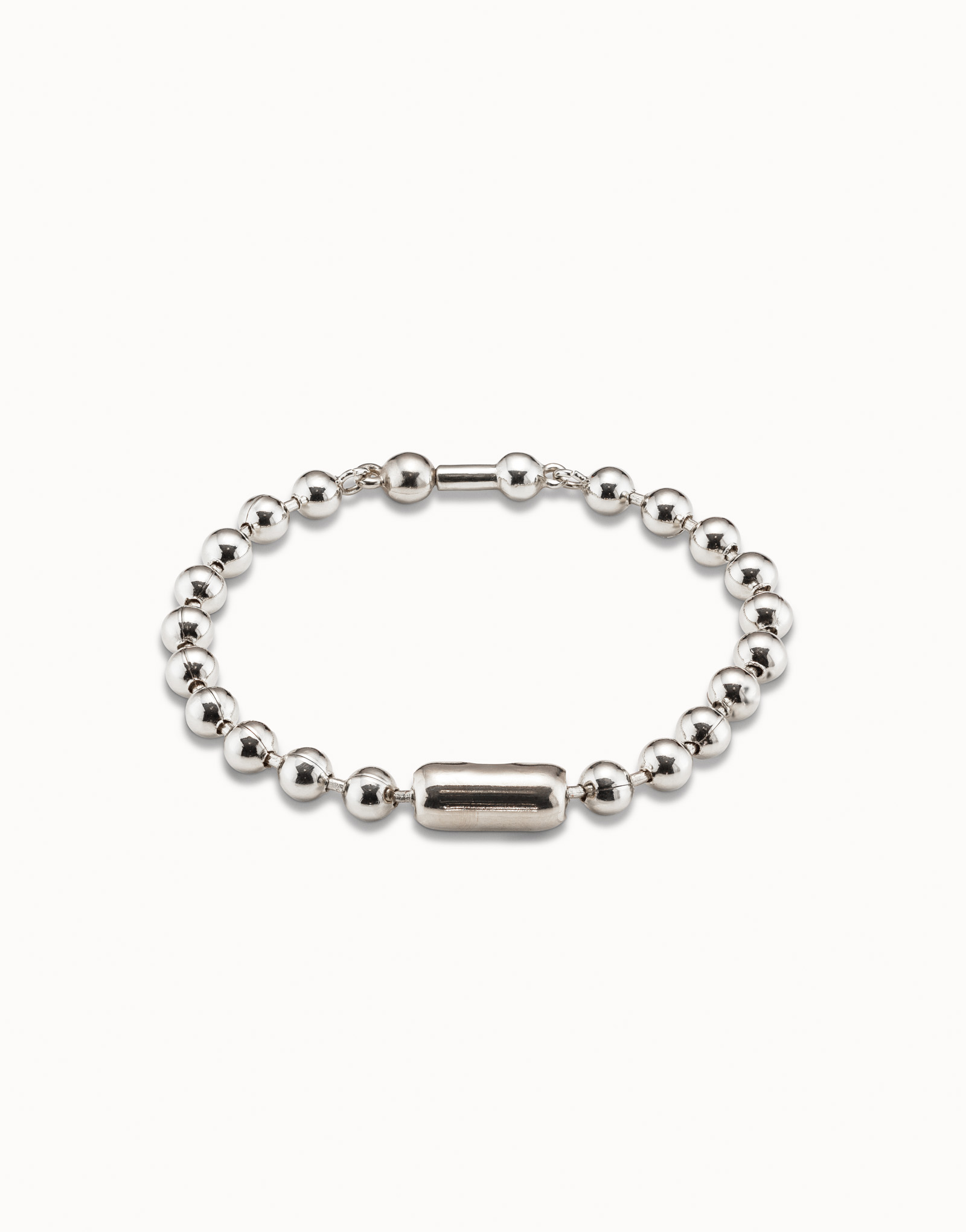 Pulsera de cadena bañada en plata de ley UNOde50