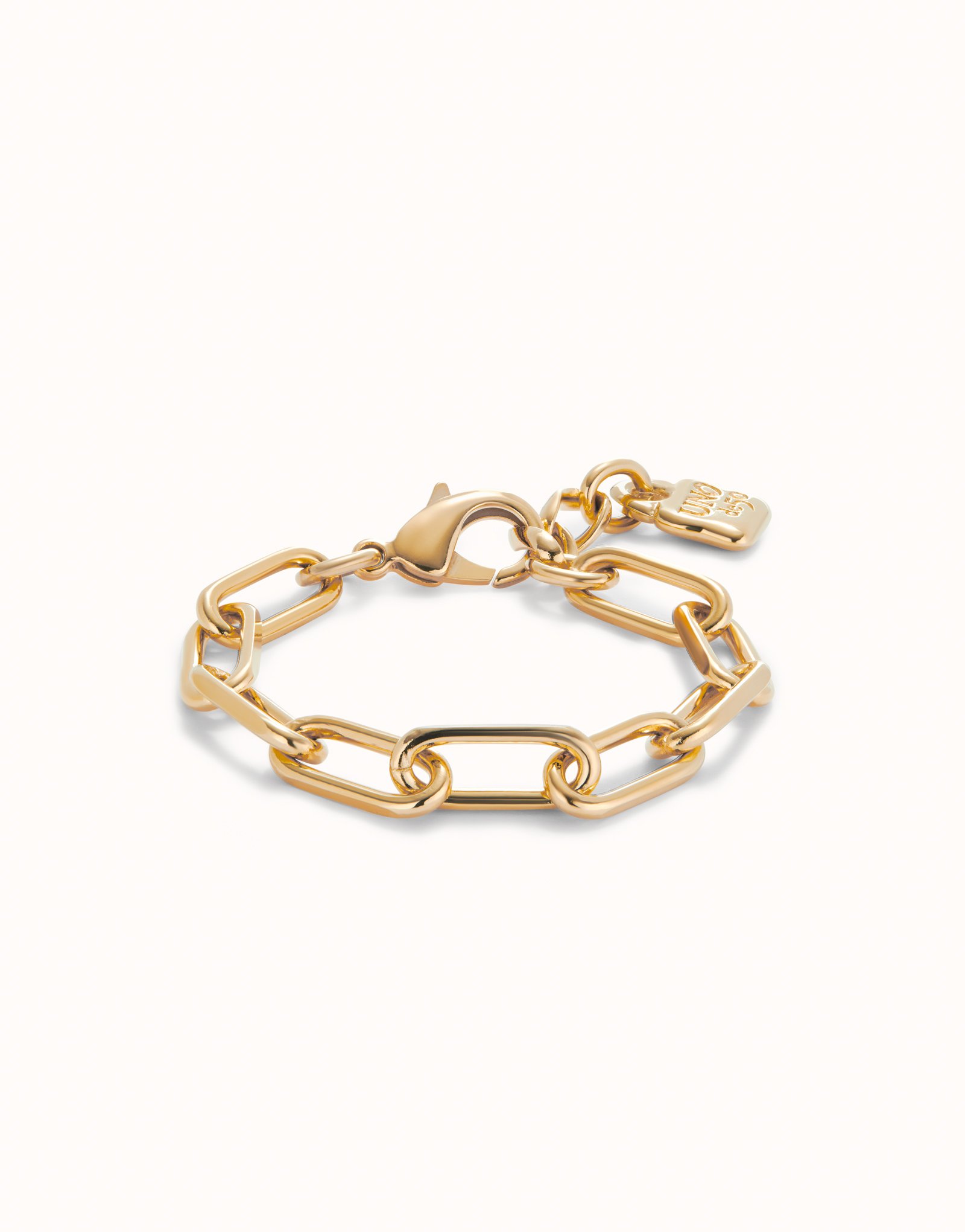 Pulsera con eslabones bañada en oro 18k UNOde50