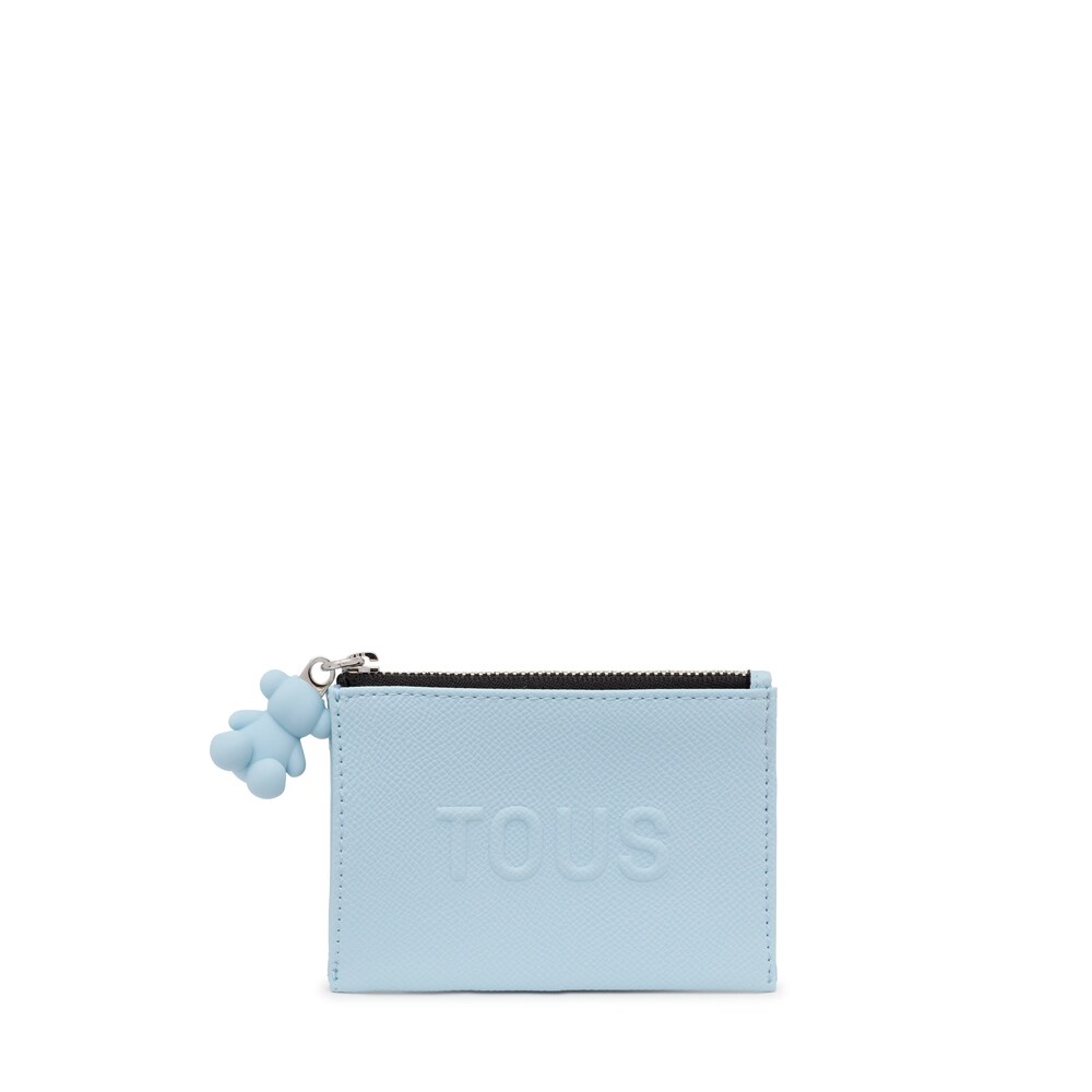 Monedero tarjetero azul claro TOUS La Rue New