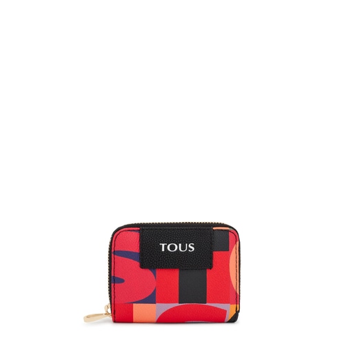 Monedero TOUS Mimic Negro y Multicolor