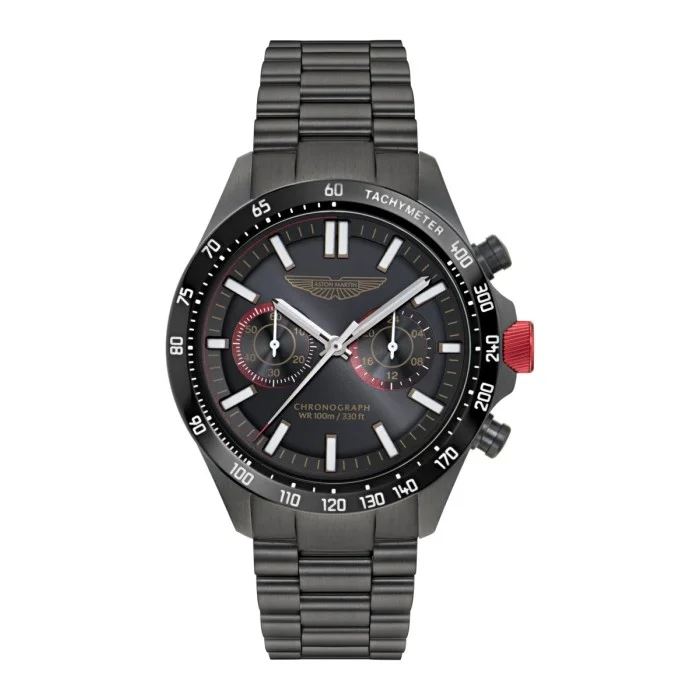 Reloj de hombre Aston Martin, cronógrafo, en verde