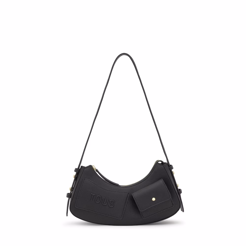Bolso de hombro negro TOUS Back to basics
