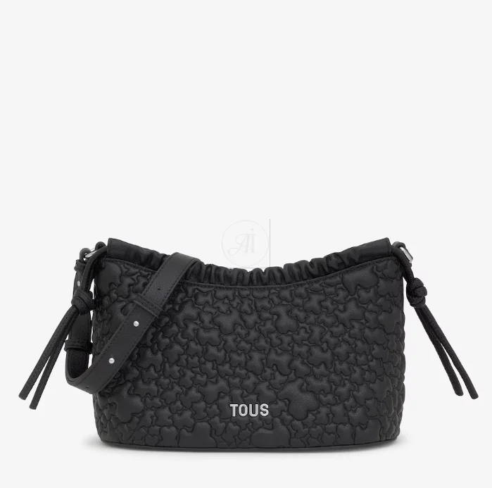 Bandolera Tous mediana negra Puffy Bear