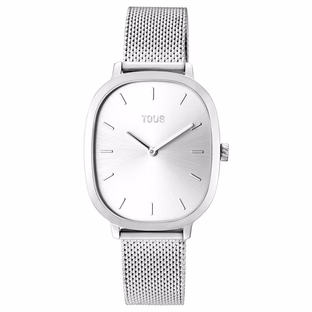 Reloj analógico Heritage de acero