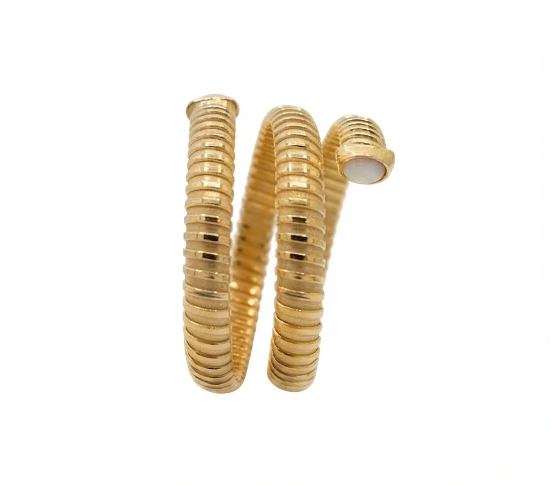Pulsera Chapada en Oro 18K Madre Perla