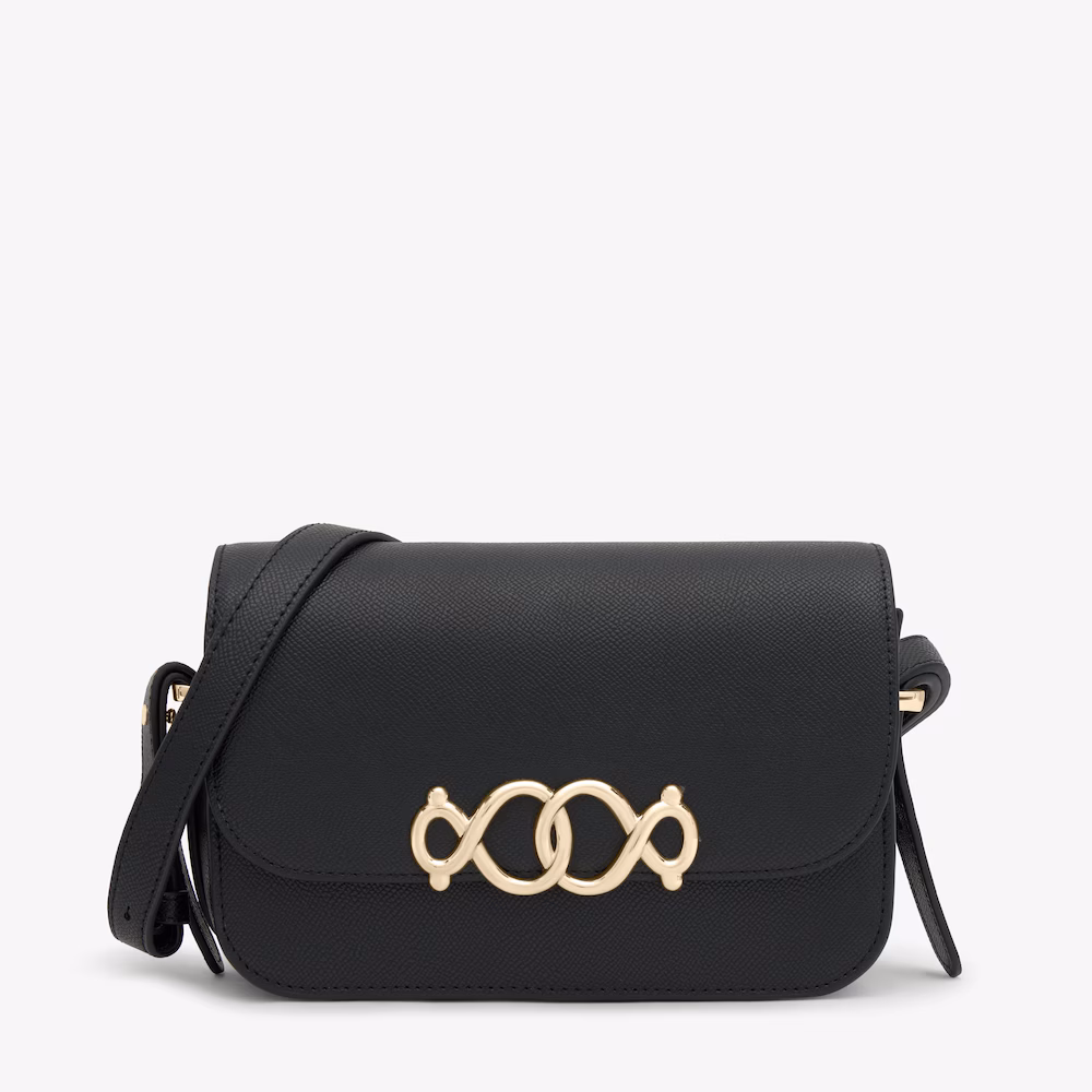 Bandolera mediana flap negra TOUS Infinity