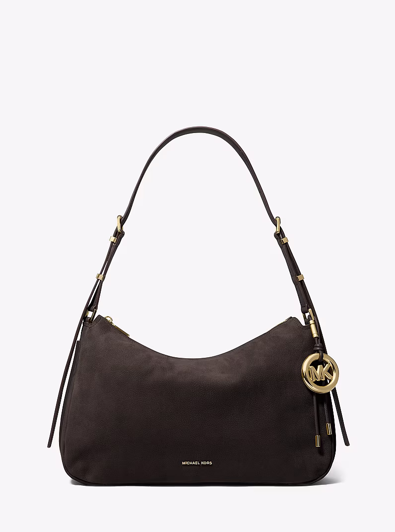 Bolso de hombro Nolita mediano transformable de nobuck