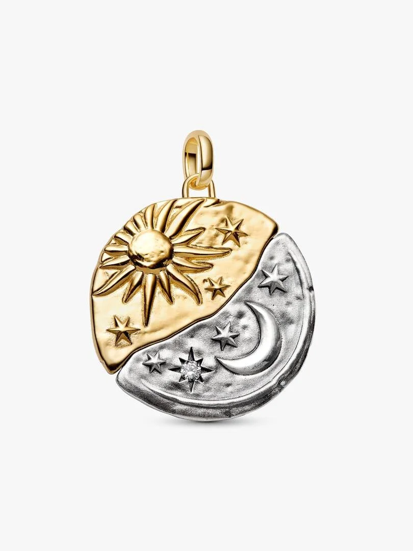 Charm Medallón XL Sol y Luna