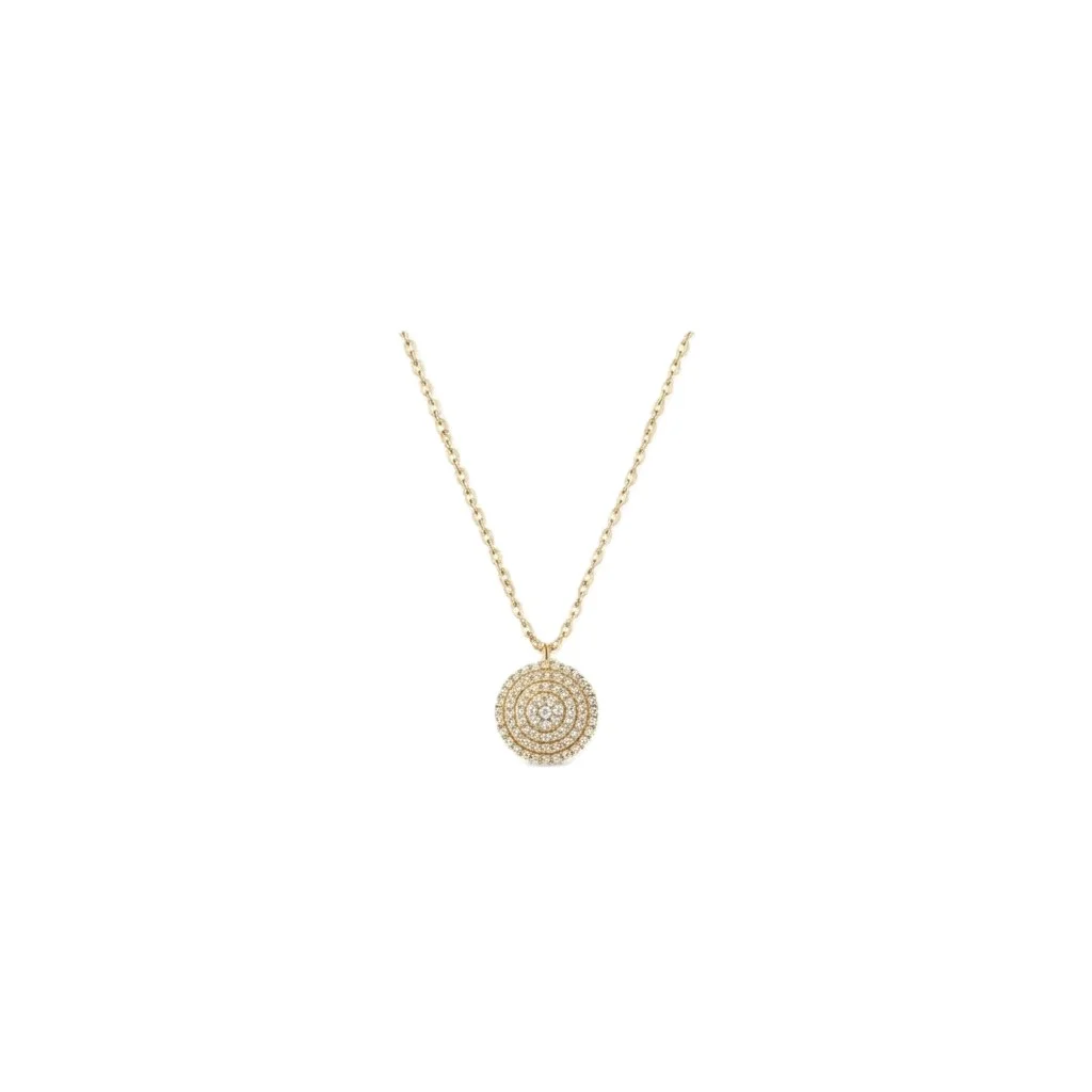 Collar Plata Chapada Oro 18K Circonitas