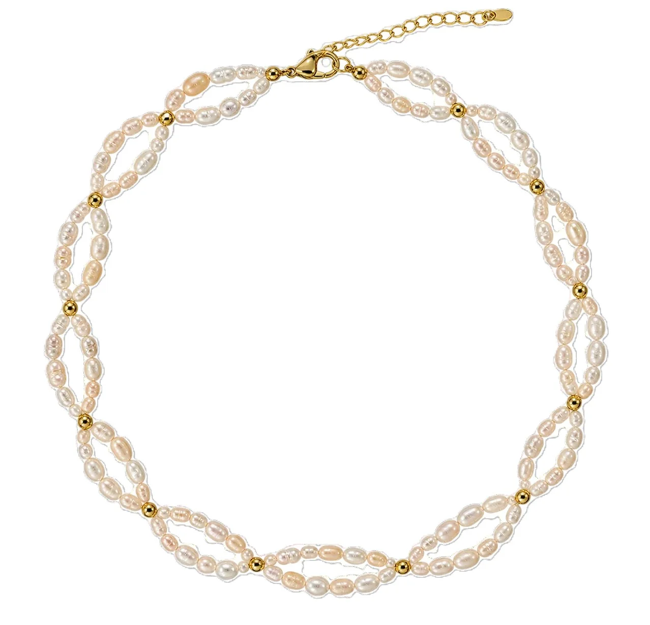 Choker Perla Blanca Cultivada